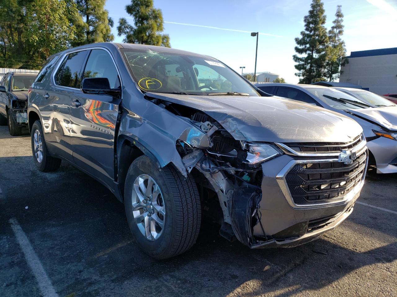 CHEVROLET TRAVERSE L 2021 with VIN 1GNERFKW6MJ102703 - Photo from auction