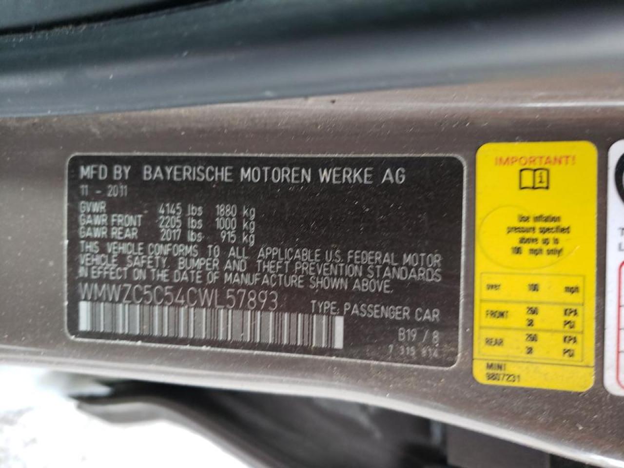 Photo 10 from auction – 2012 MINI COOPER S C with VIN WMWZC5C54CWL57893