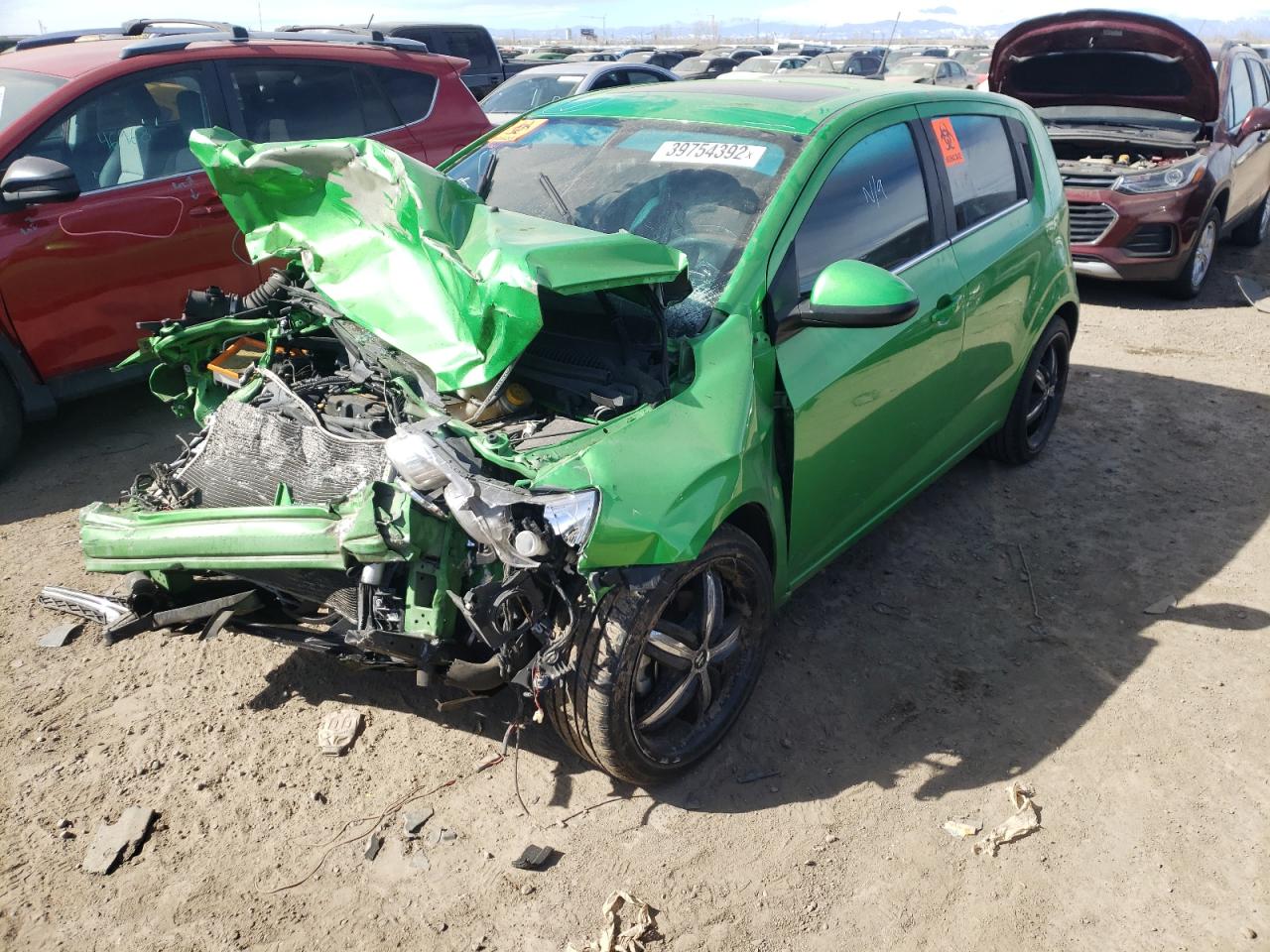 Photo 2 from auction – 2014 CHEVROLET SONIC LT with VIN 1G1JC6SB2E4227129