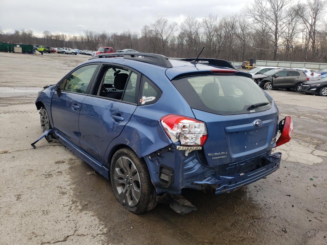 Photo 3 from auction – 2015 SUBARU IMPREZA SP with VIN JF1GPAT6XF8251821