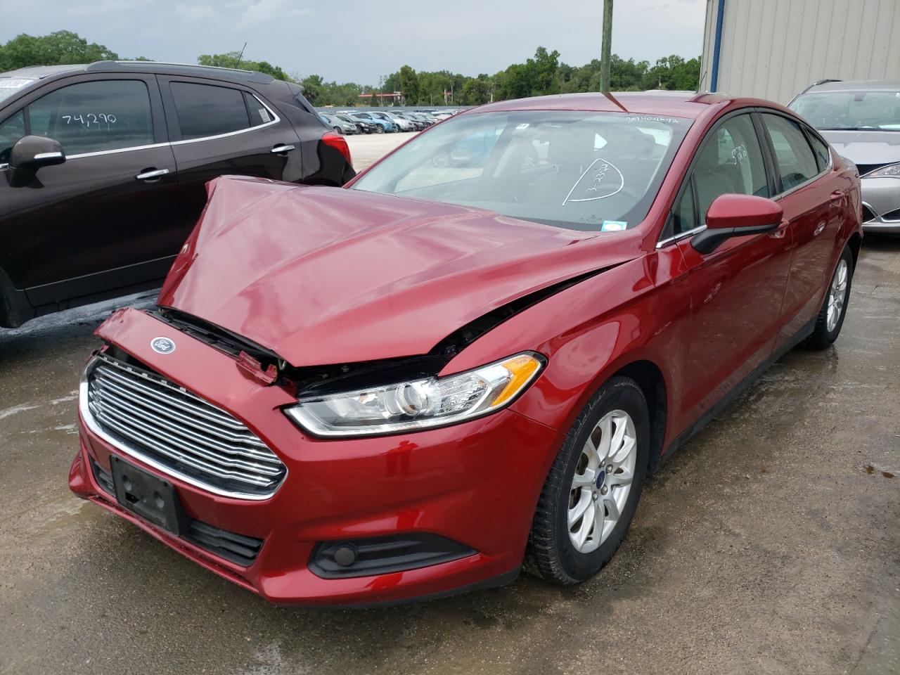 Photo 2 from auction – 2016 FORD FUSION S with VIN 3FA6P0G75GR170797