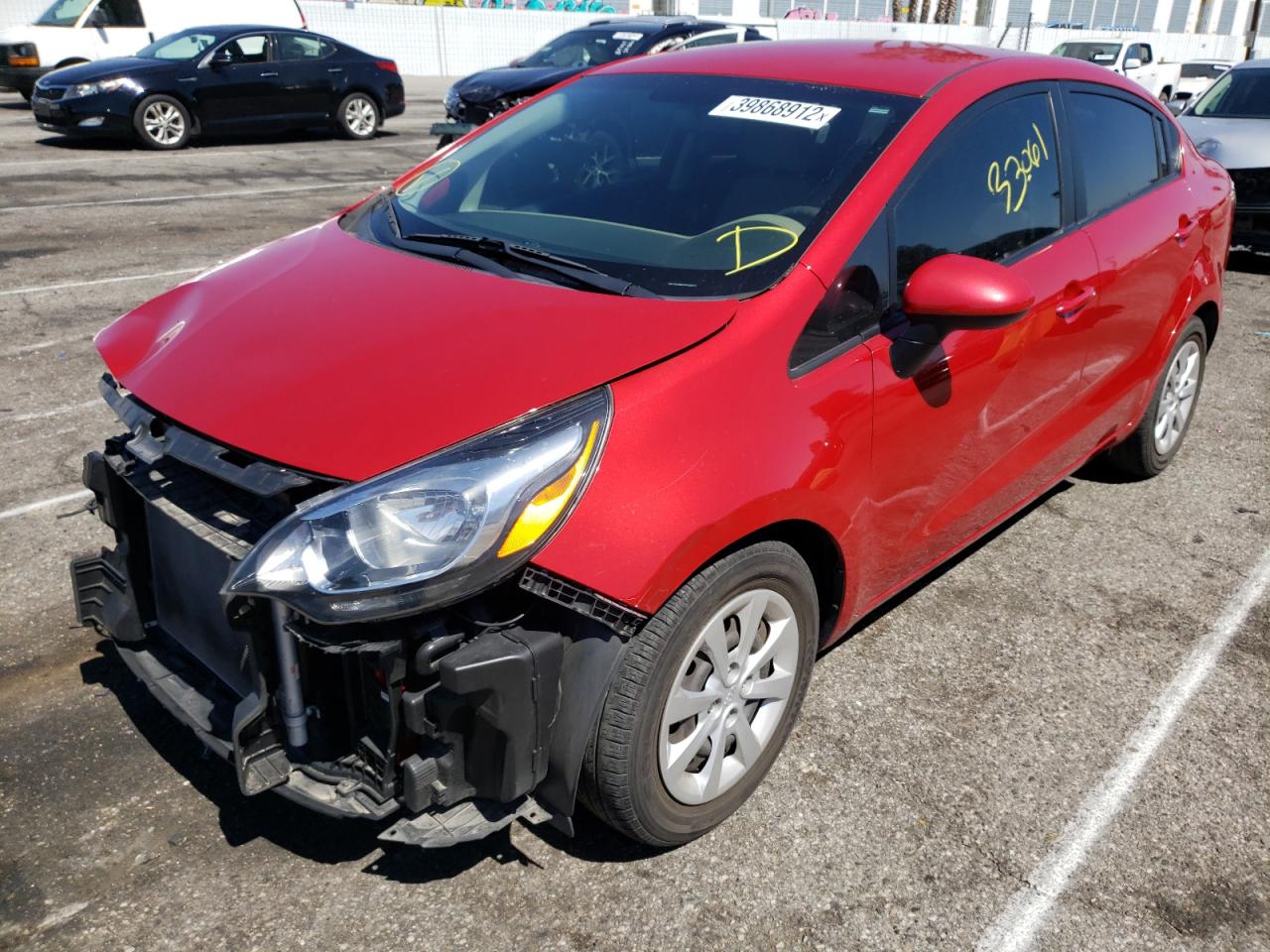 Photo 2 from auction – 2015 KIA RIO LX with VIN KNADM4A34F6466877