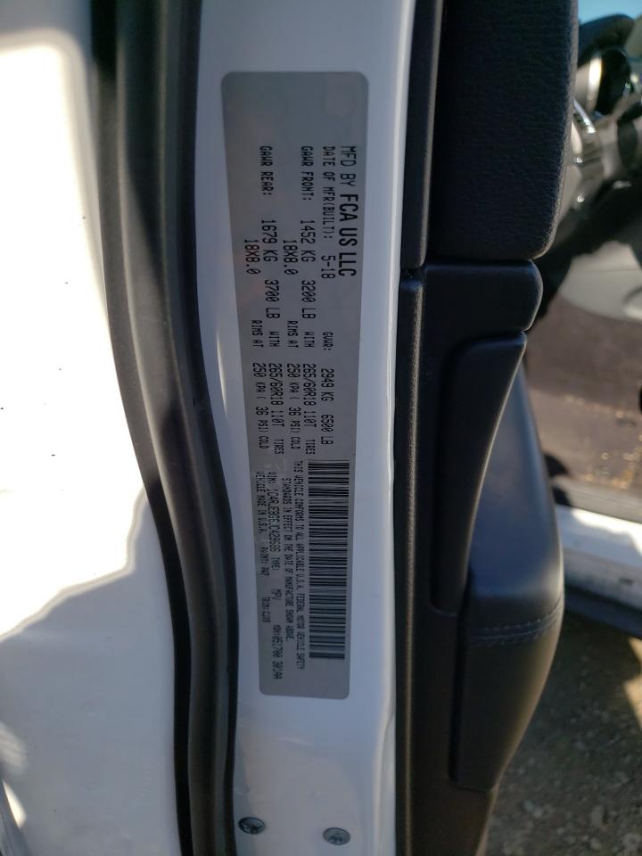 Photo 10 from auction – 2018 JEEP GRAND CHER with VIN 1C4RJEBG6JC429686