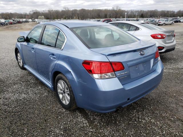 Photo 3 from auction – 2011 SUBARU LEGACY 2.5 with VIN 4S3BMCG63B3220694