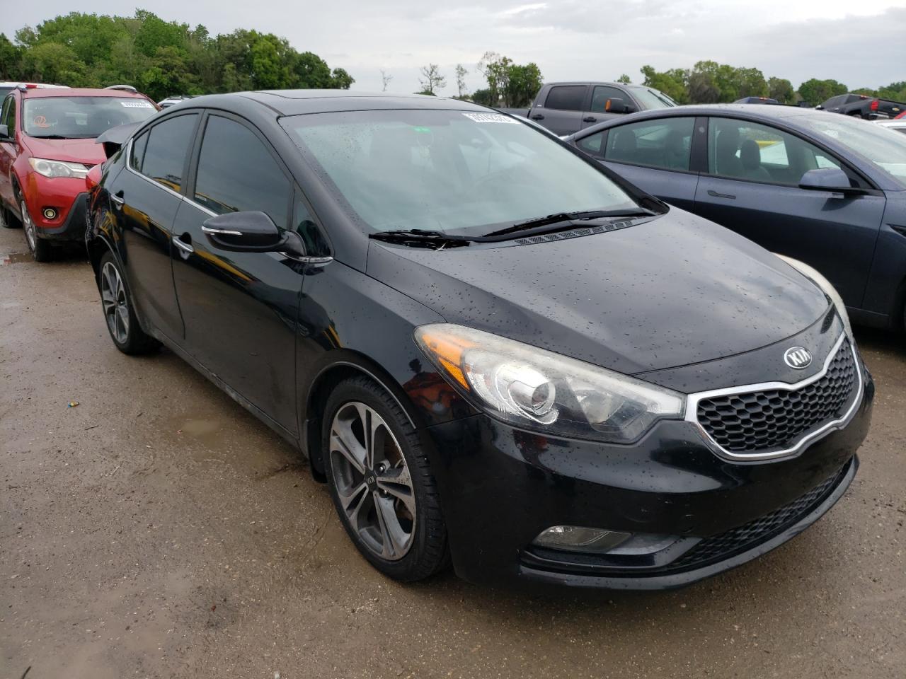 KIA FORTE EX 2015 with VIN KNAFZ4A82F5322160 - Photo from auction
