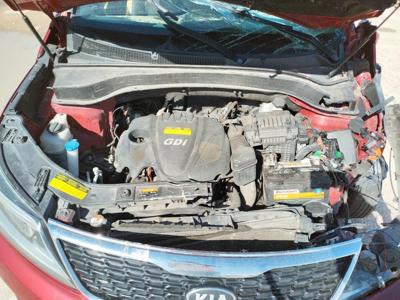 Photo 7 from auction – 2014 KIA SORENTO LX with VIN 5XYKT4A67EG422021