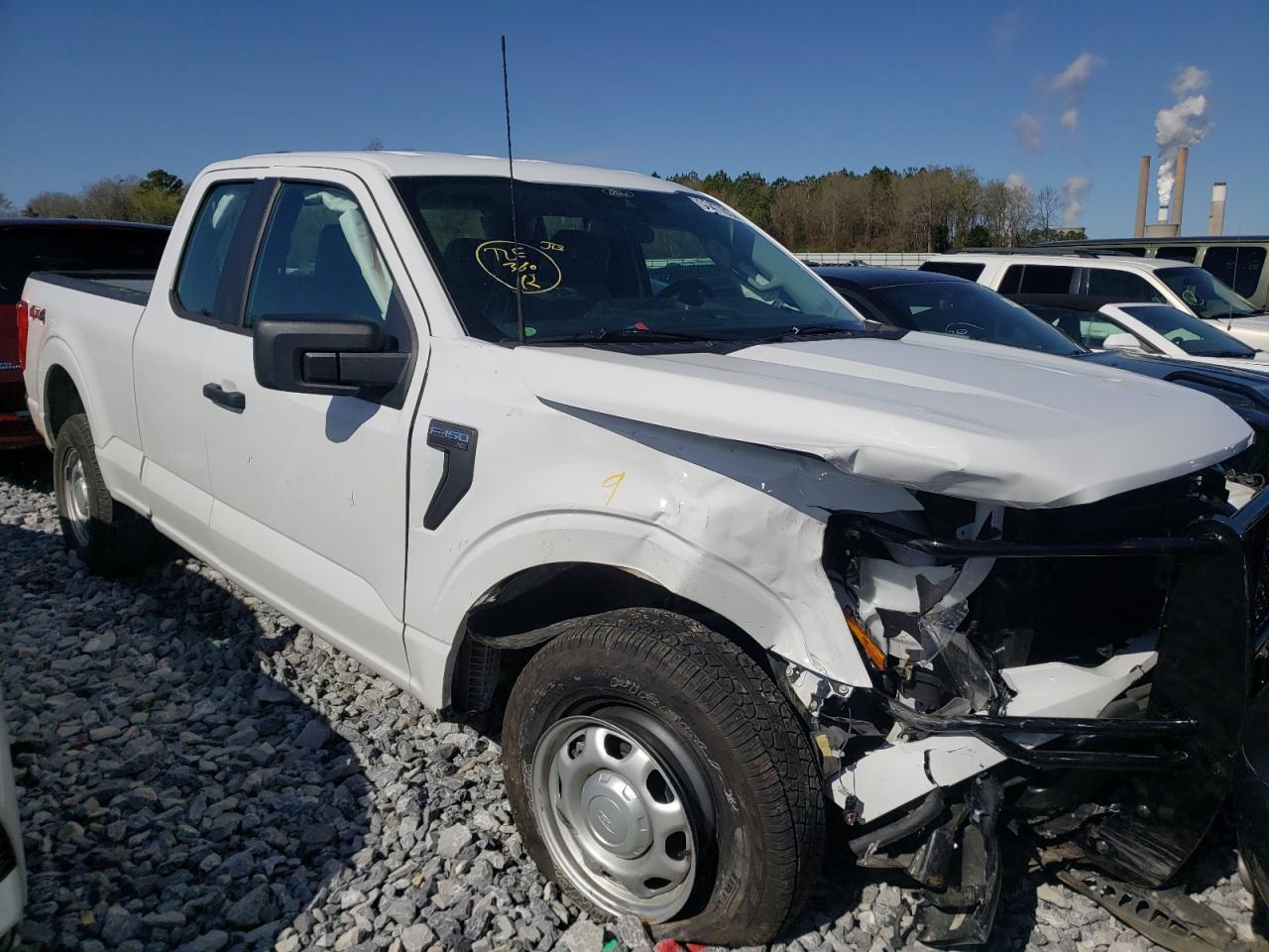 FORD F150 SUPER 2021 with VIN 1FTEX1EB5MFC64884 - Photo from auction