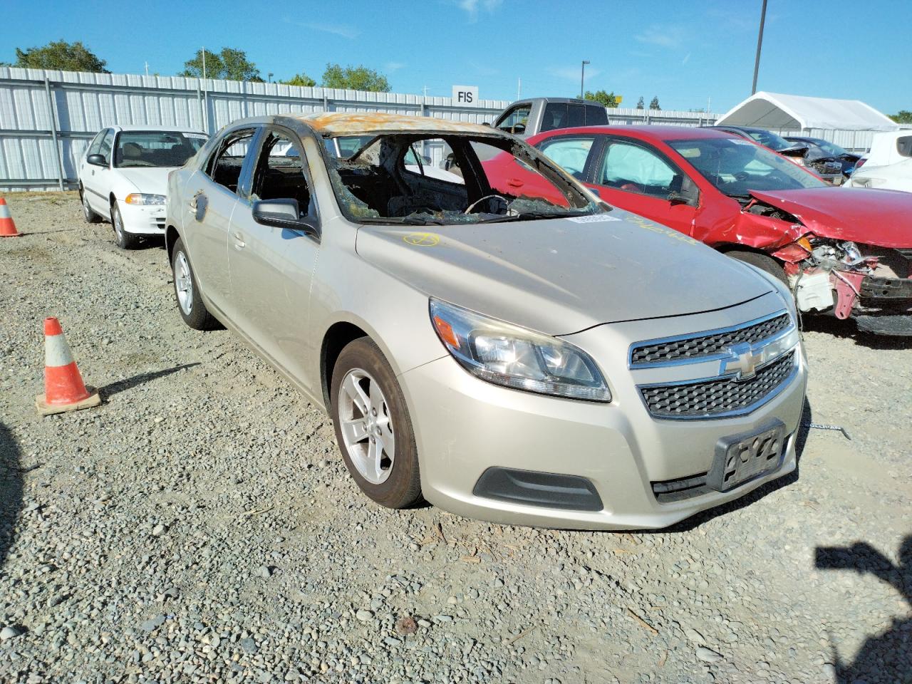 CHEVROLET MALIBU LS 2013 with VIN 1G11B5SA9DF337019 - Photo from auction