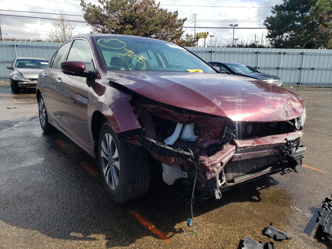 HONDA ACCORD LX 2014 with VIN 1HGCR2F32EA197224 - Photo from auction