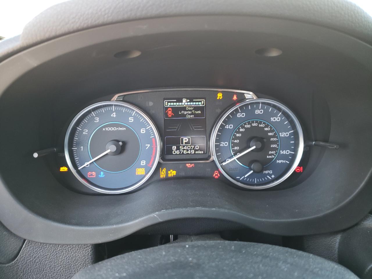 Photo 8 from auction – 2015 SUBARU IMPREZA SP with VIN JF1GJAS68FH010455