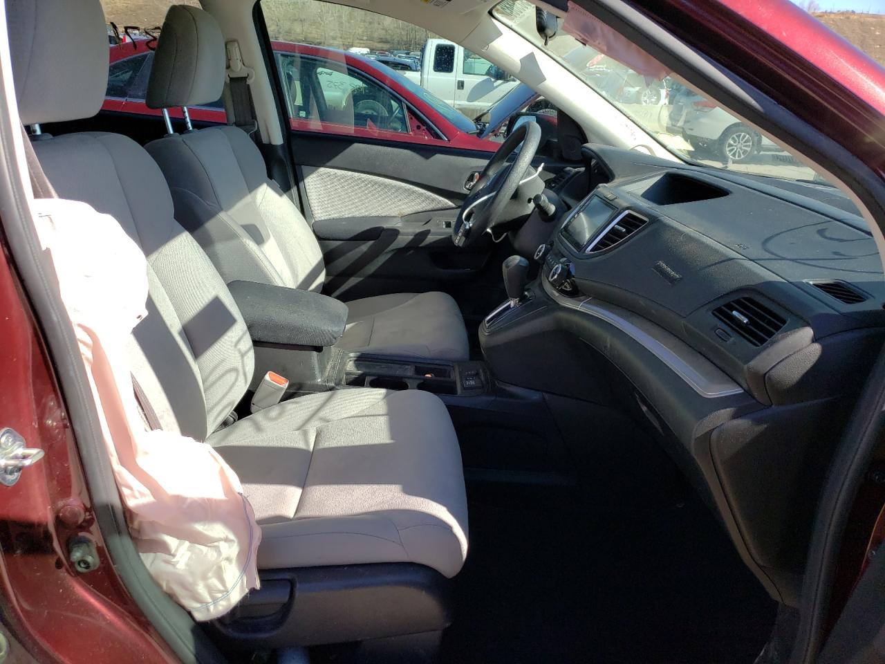 Photo 5 from auction – 2015 HONDA CR-V EX with VIN 2HKRM3H5XFH548600