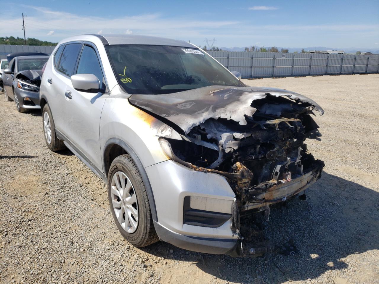 NISSAN ROGUE S 2018 with VIN KNMAT2MT7JP521334 - Photo from auction