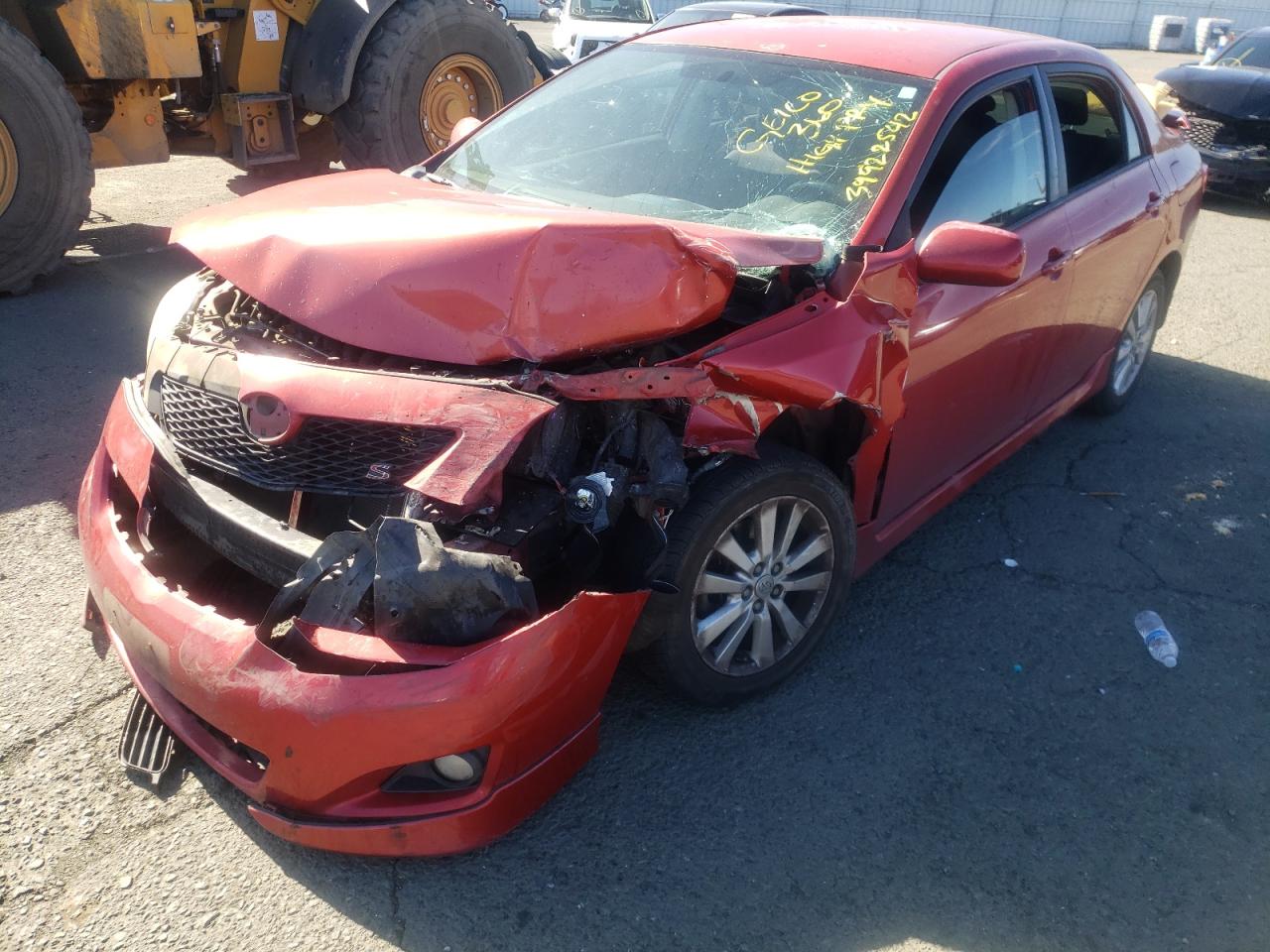 Photo 2 from auction – 2010 TOYOTA COROLLA BA with VIN 1NXBU4EE9AZ386125