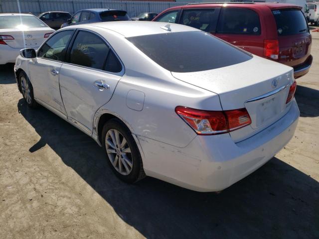 Photo 3 from auction – 2012 LEXUS ES 350 with VIN JTHBK1EG5C2489758