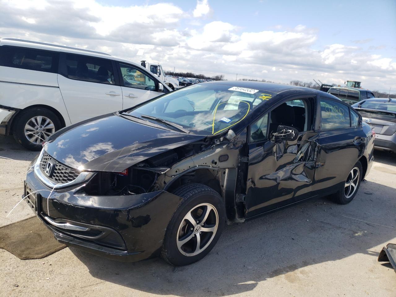 Photo 2 from auction – 2015 HONDA CIVIC SE with VIN 19XFB2F76FE088024