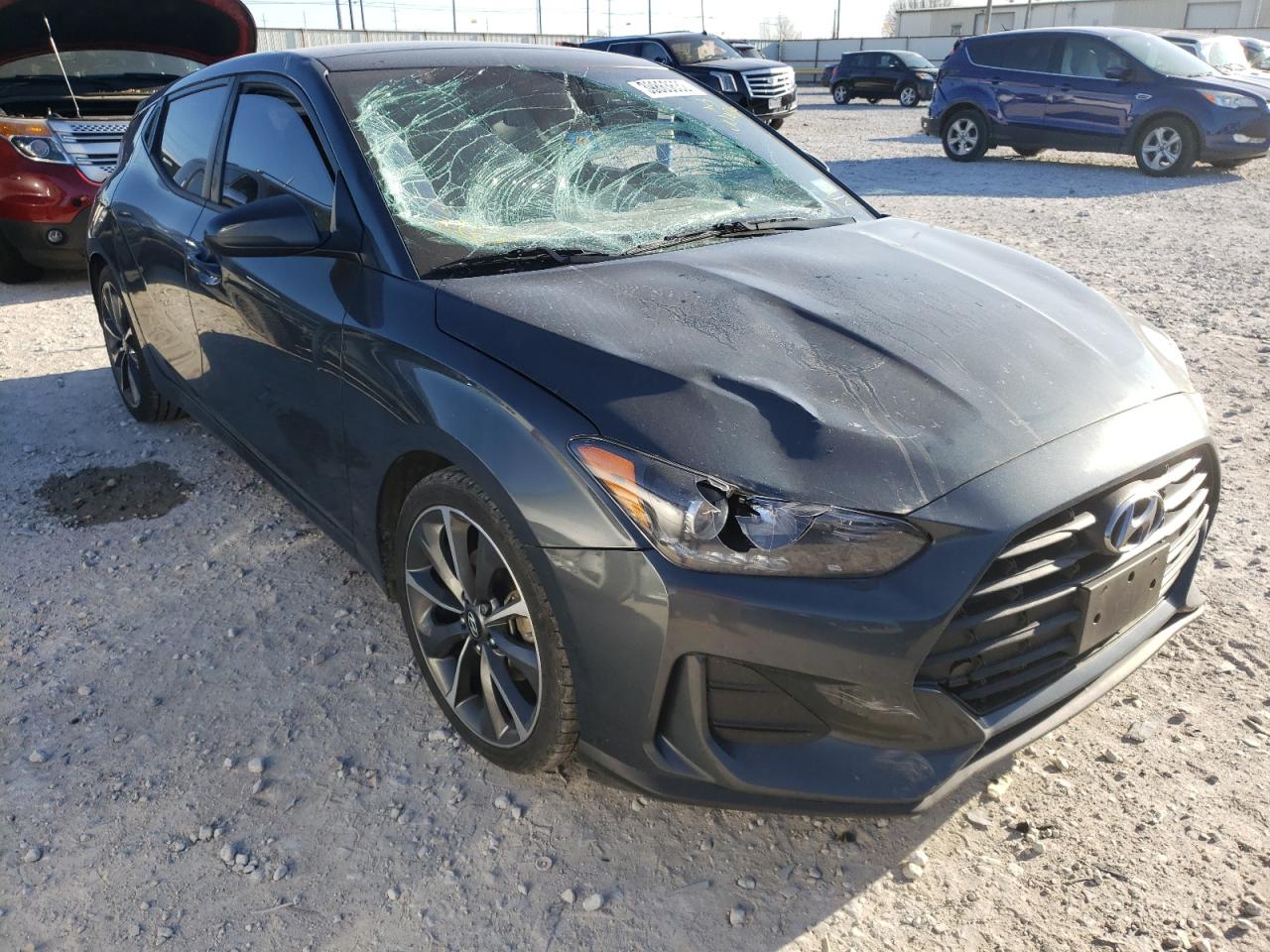 HYUNDAI VELOSTER B 2019 with VIN KMHTG6AF3KU002136 - Photo from auction