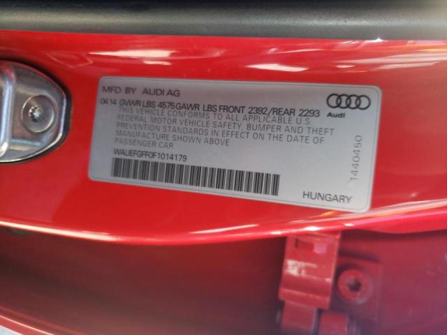 Photo 10 from auction – 2015 AUDI A3 PREMIUM with VIN WAUEFGFF0F1014179