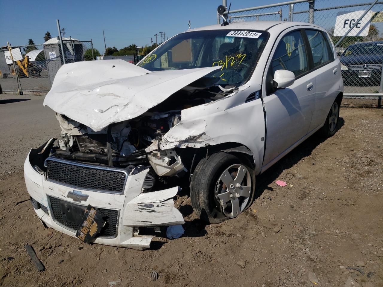 Photo 2 from auction – 2009 CHEVROLET AVEO LS with VIN KL1TD66E79B657930