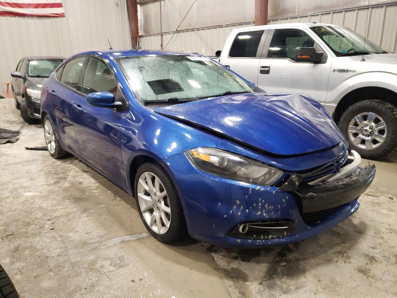 DODGE DART SXT 2013 with VIN 1C3CDFBH3DD266526 - Photo from auction