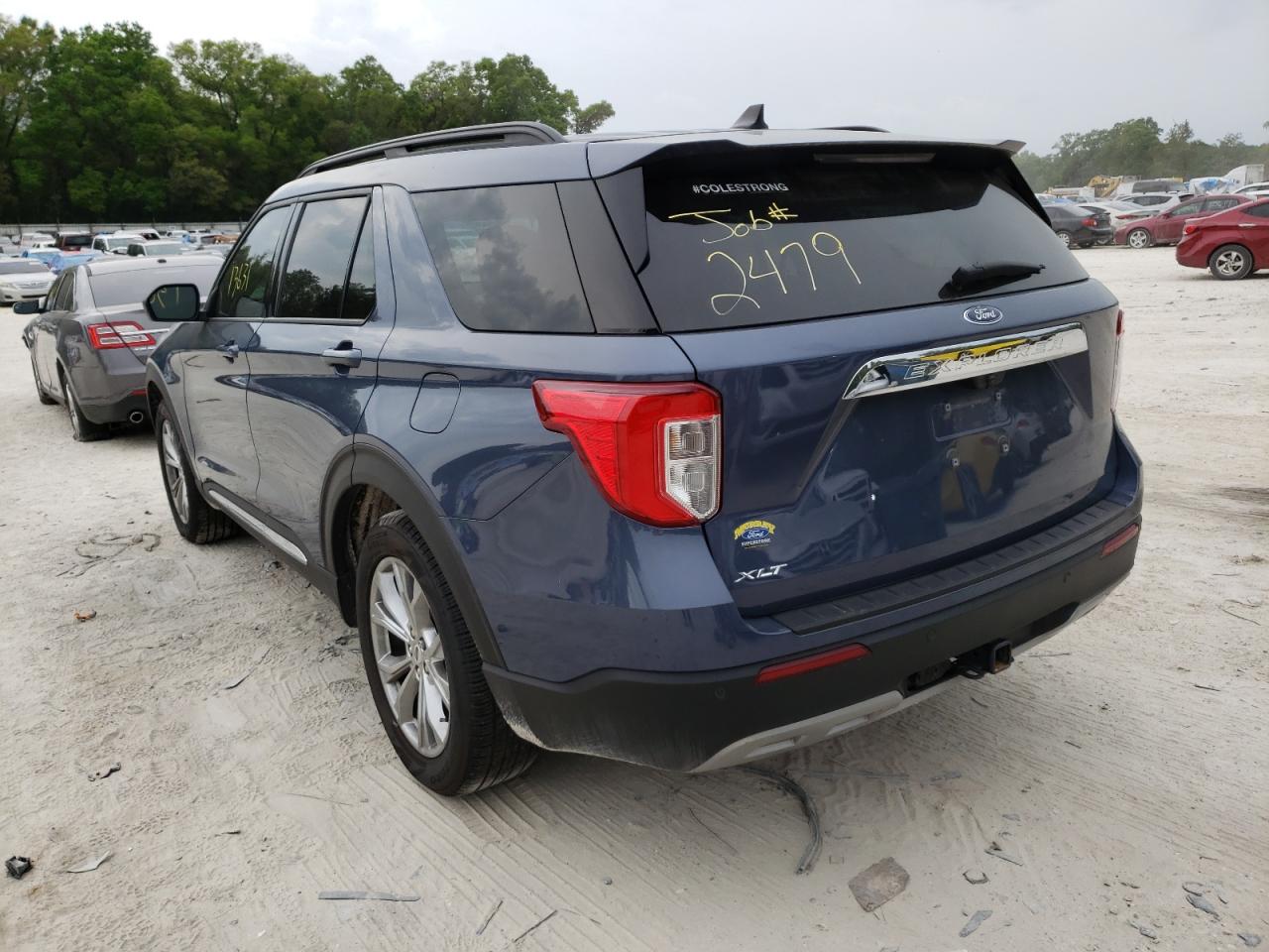 Photo 3 from auction – 2021 FORD EXPLORER X with VIN 1FMSK7DH1MGA27812
