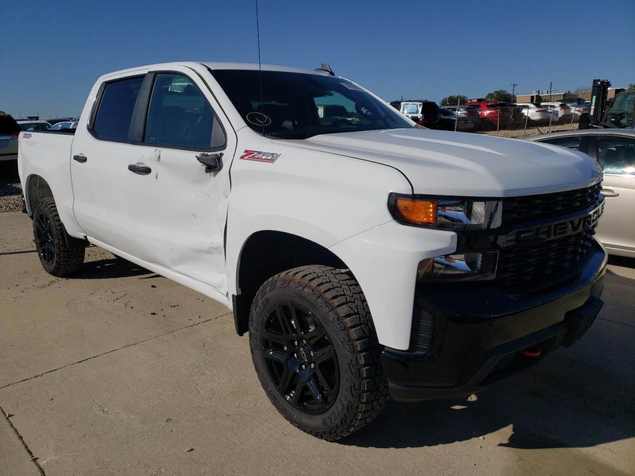 CHEVROLET SILVERADO 2021 with VIN 3GCPYCEF4MG483869 - Photo from auction