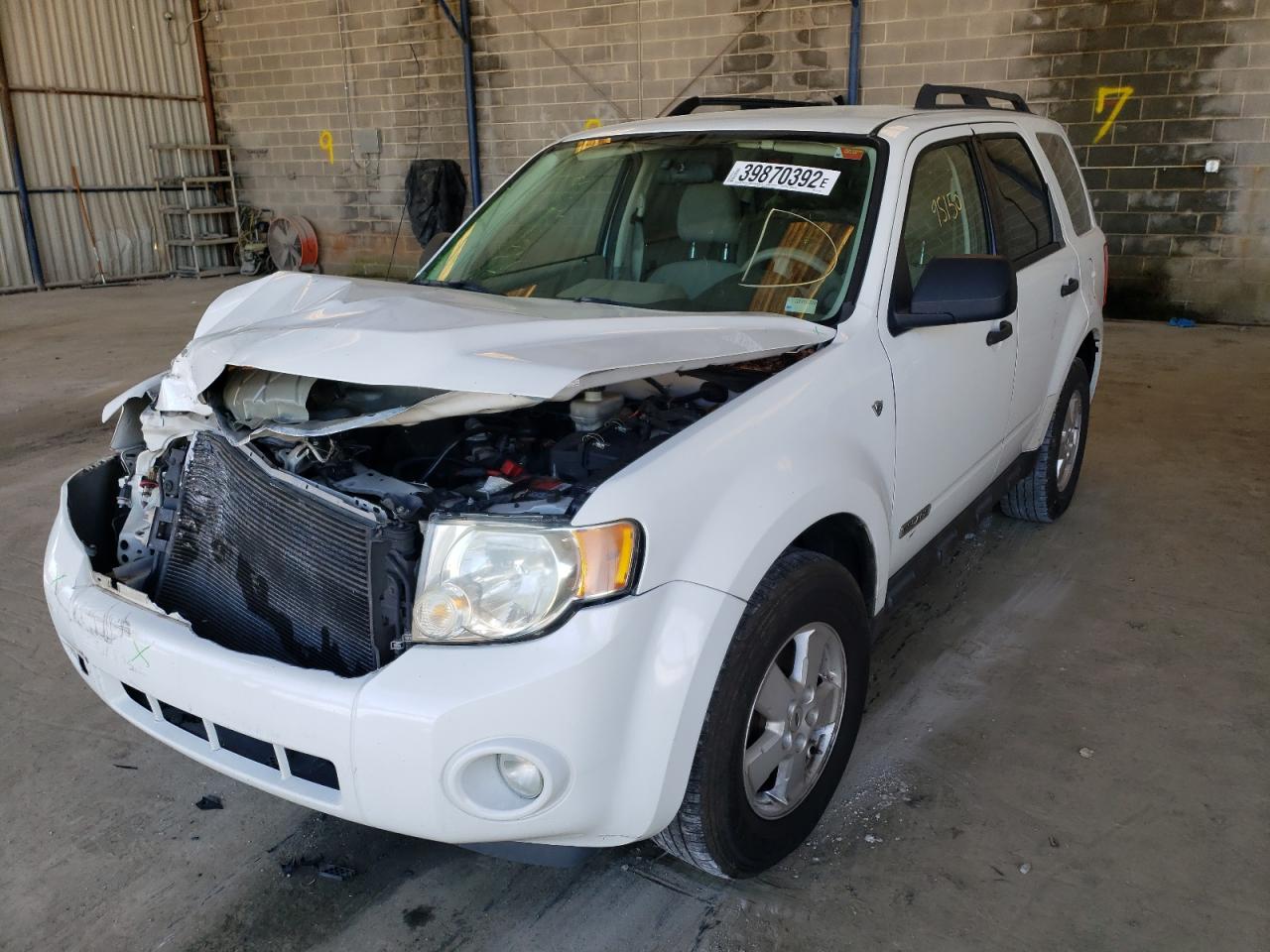 Photo 2 from auction – 2008 FORD ESCAPE XLT with VIN 1FMCU03198KC17726