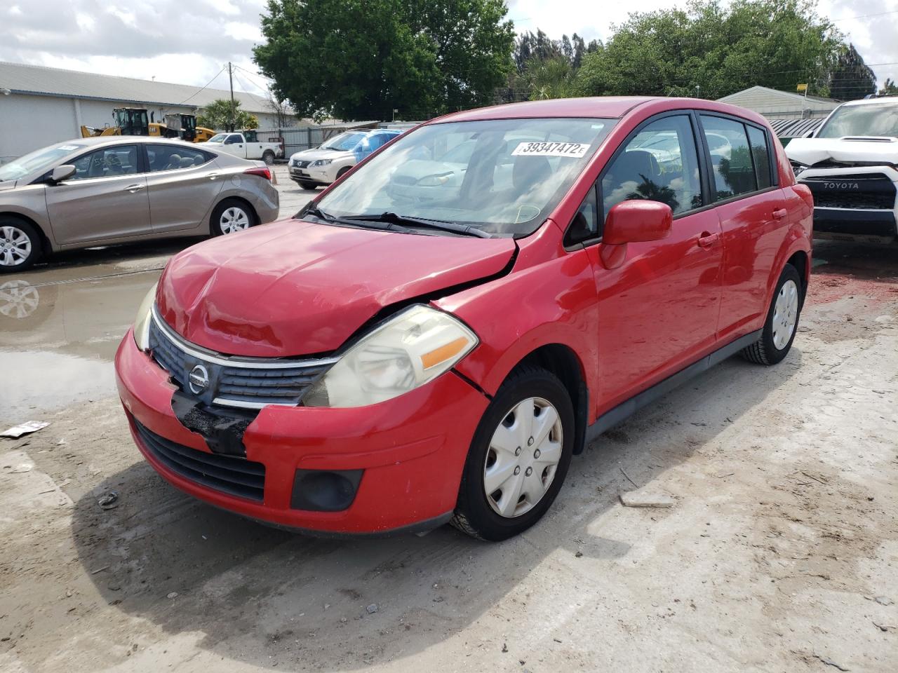 Photo 2 from auction – 2009 NISSAN VERSA S with VIN 3N1BC13EX9L395353