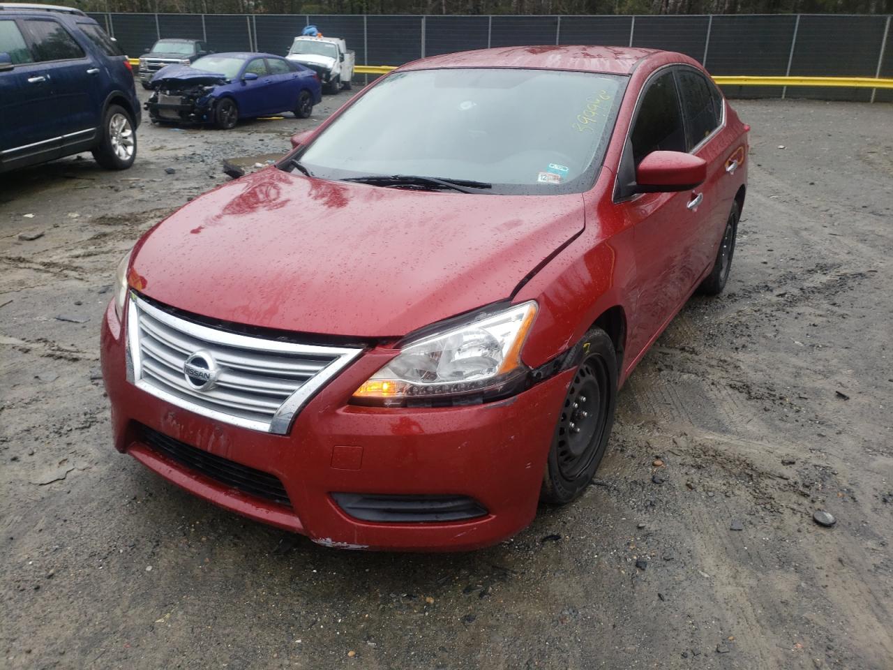 Photo 2 from auction – 2014 NISSAN SENTRA S with VIN 3N1AB7AP7EL656292