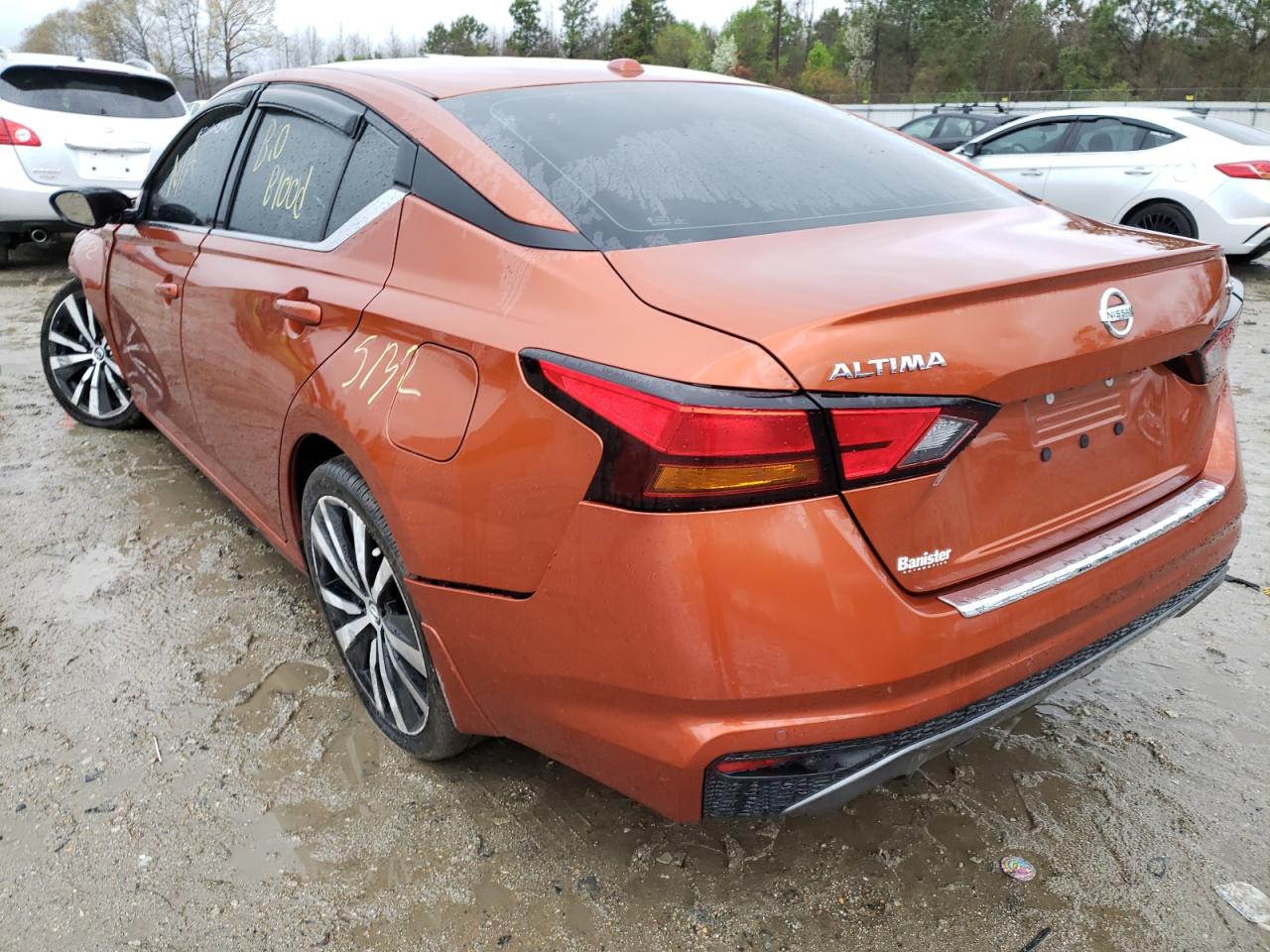 Photo 3 from auction – 2020 NISSAN ALTIMA SR with VIN 1N4BL4CV3LC235449