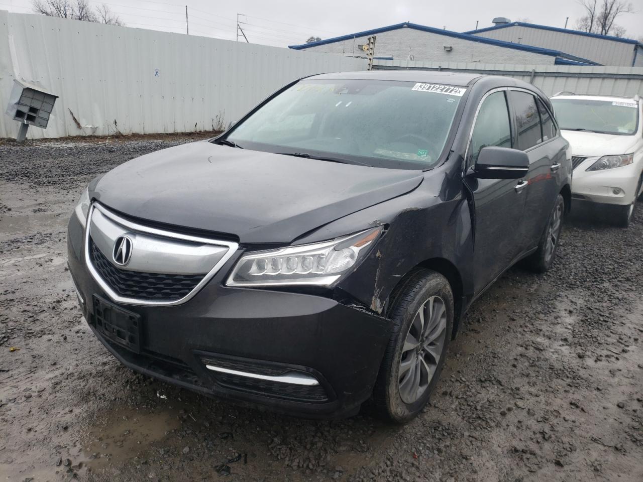 Photo 9 from auction – 2014 ACURA MDX TECHNO with VIN 5FRYD4H40EB039832