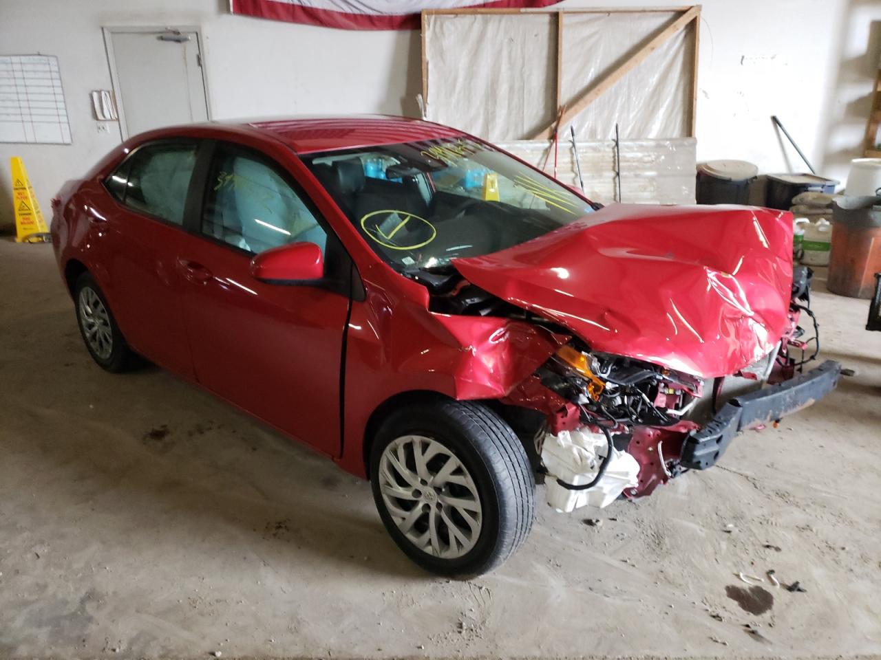 Photo 1 from auction – 2019 TOYOTA COROLLA L with VIN 2T1BURHE7KC147684