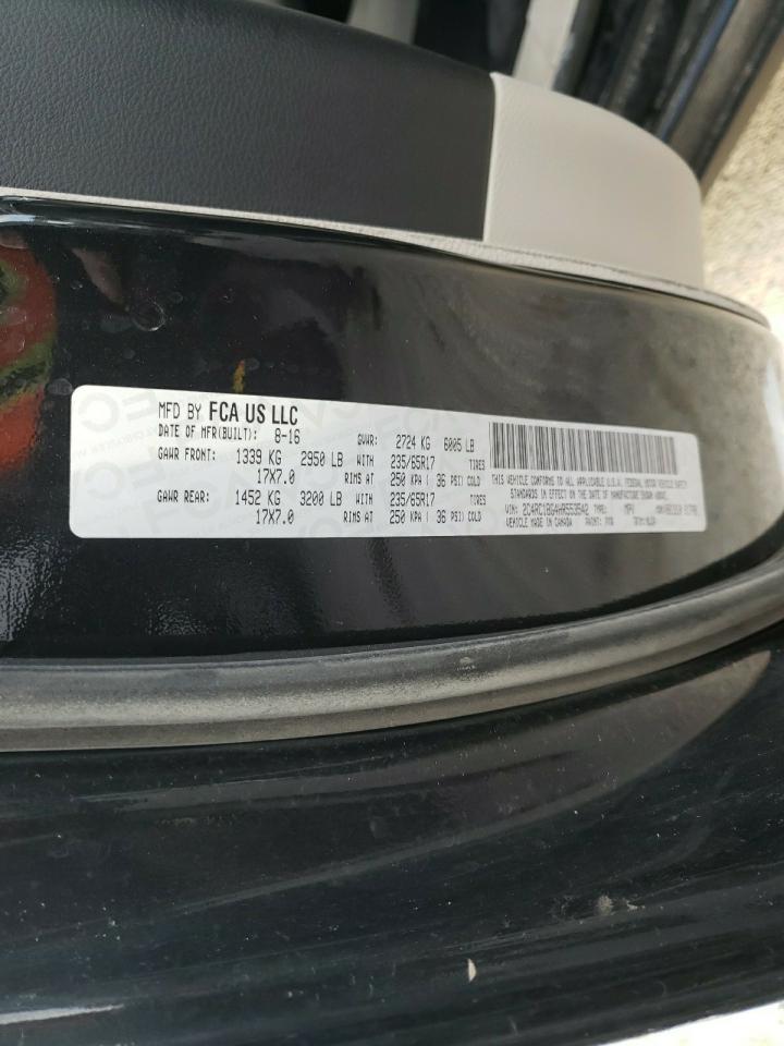 Photo 10 from auction – 2017 CHRYSLER PACIFICA T with VIN 2C4RC1BG4HR553542