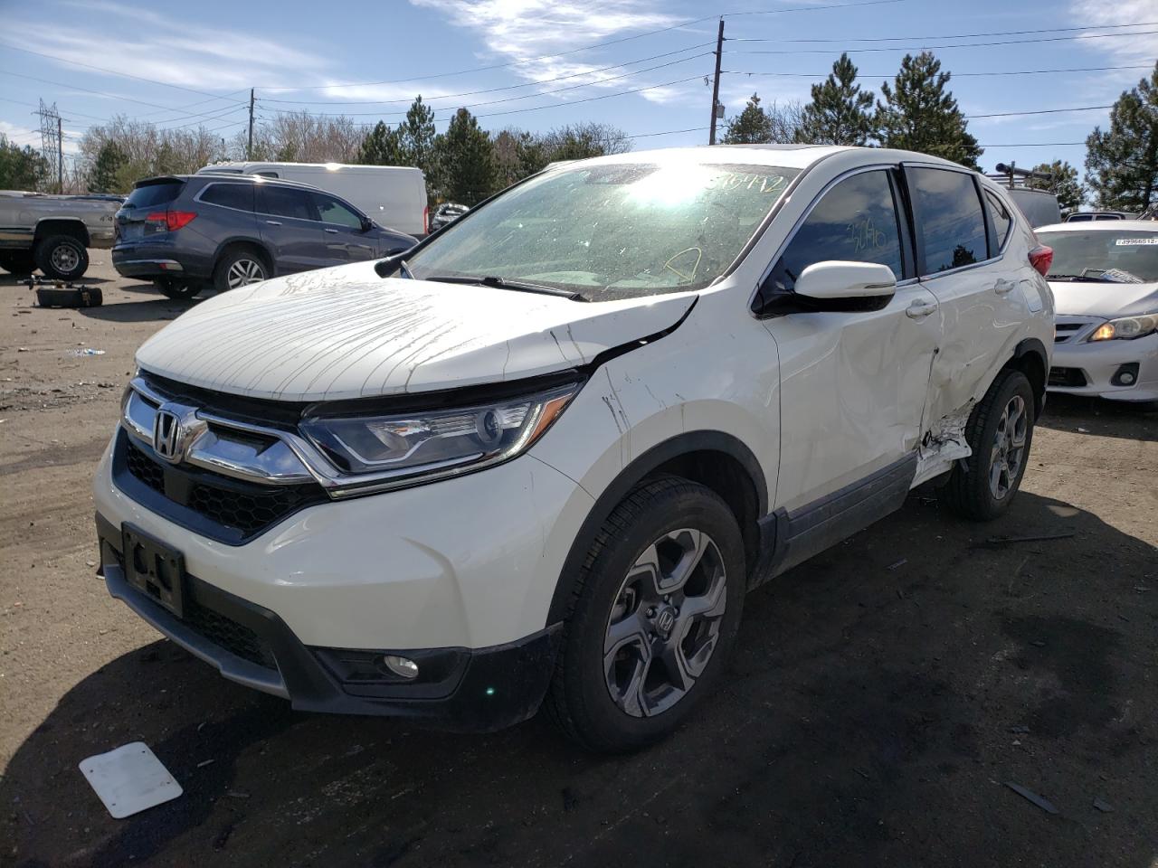 Photo 2 from auction – 2017 HONDA CR-V EXL with VIN 5J6RW2H82HL062175