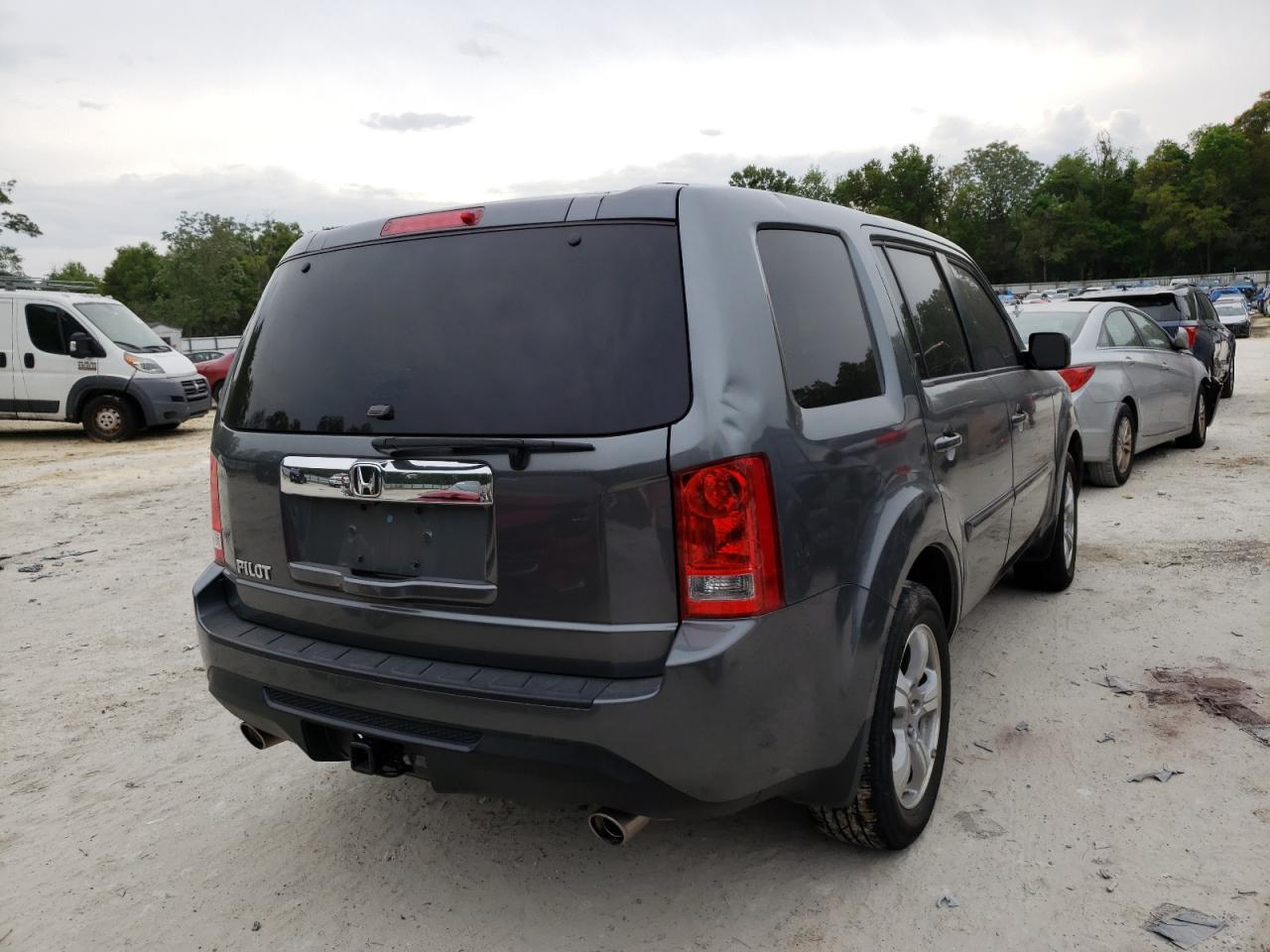 Photo 4 from auction – 2013 HONDA PILOT EXL with VIN 5FNYF3H50DB034966