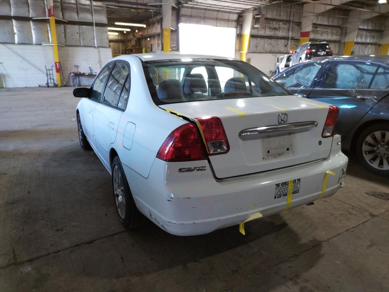Photo 3 from auction – 2003 HONDA CIVIC LX with VIN 2HGES16563H545713
