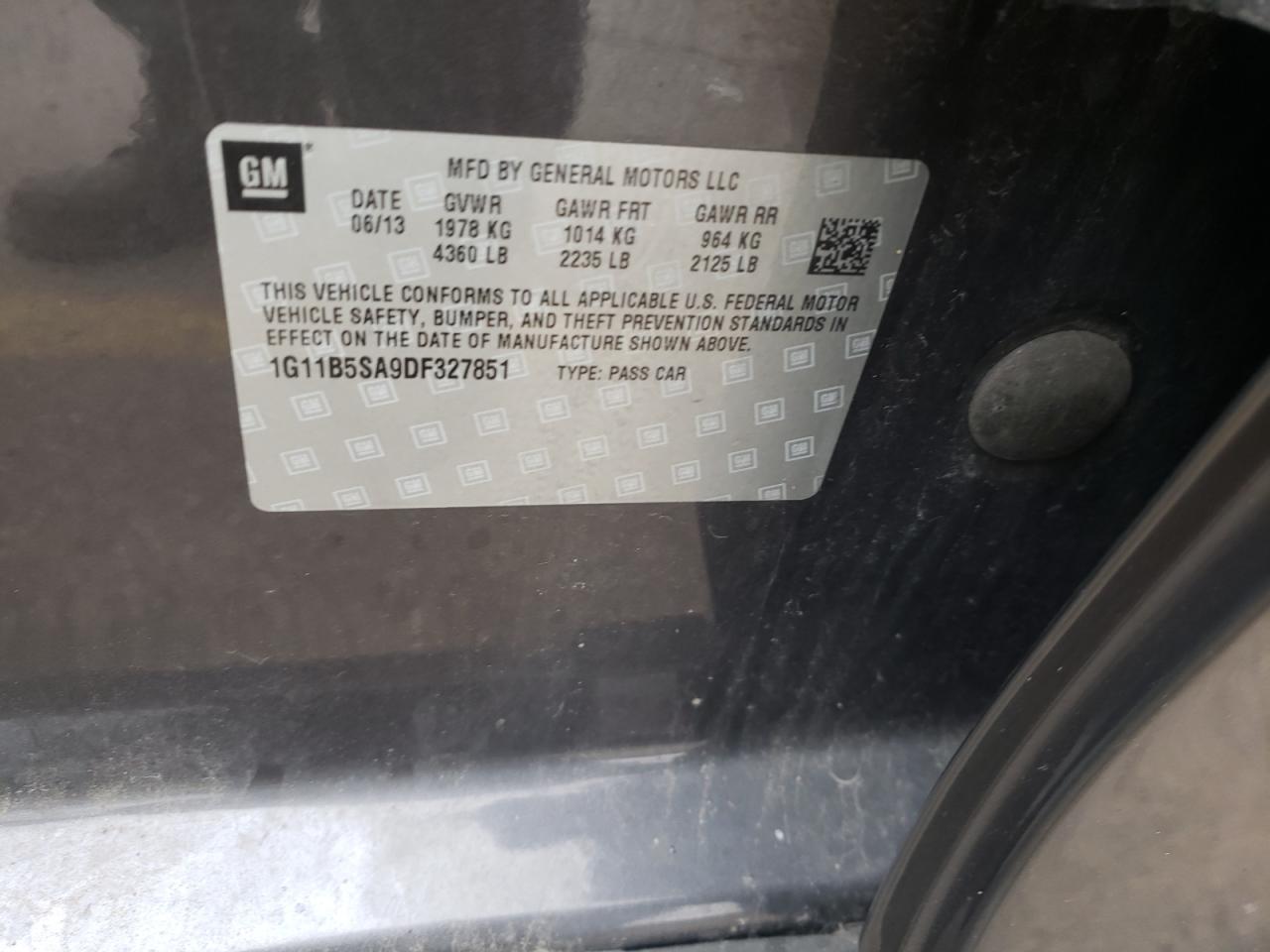 Photo 10 from auction – 2013 CHEVROLET MALIBU LS with VIN 1G11B5SA9DF327851