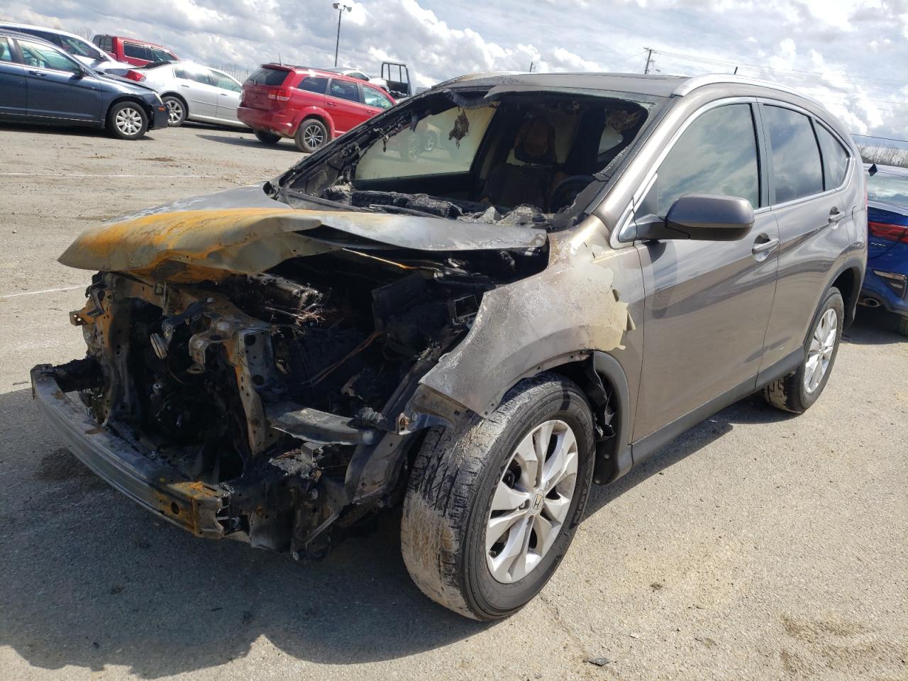 Photo 2 from auction – 2012 HONDA CR-V EXL with VIN 5J6RM4H7XCL003750