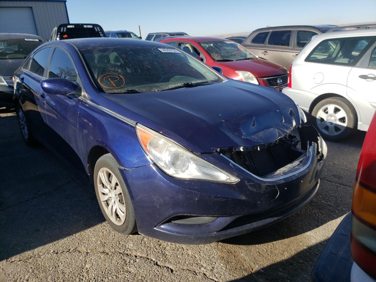 HYUNDAI SONATA GLS 2012 with VIN 5NPEB4AC9CH309568 - Photo from auction