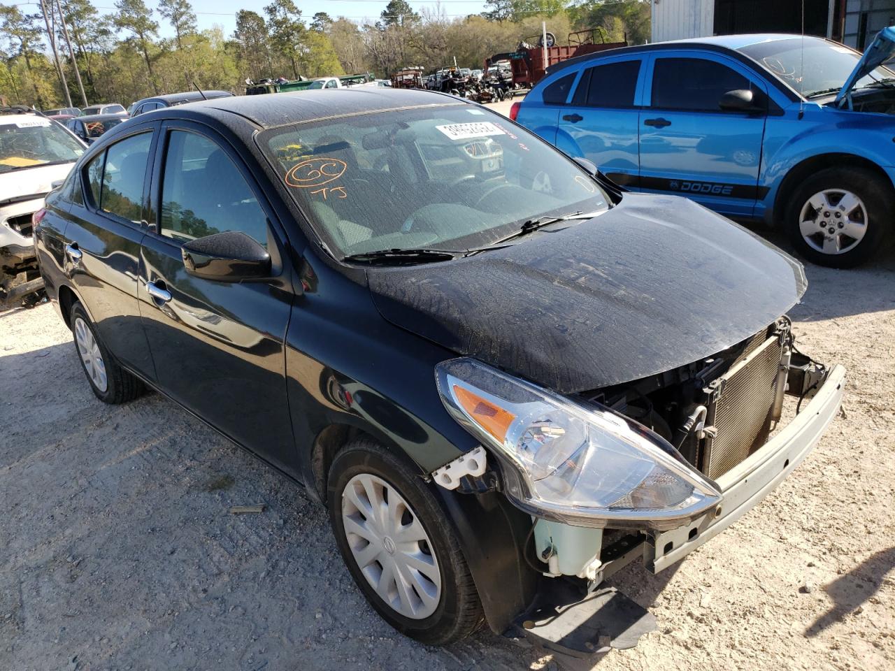 NISSAN VERSA S 2019 with VIN 3N1CN7AP9KL800145 - Photo from auction