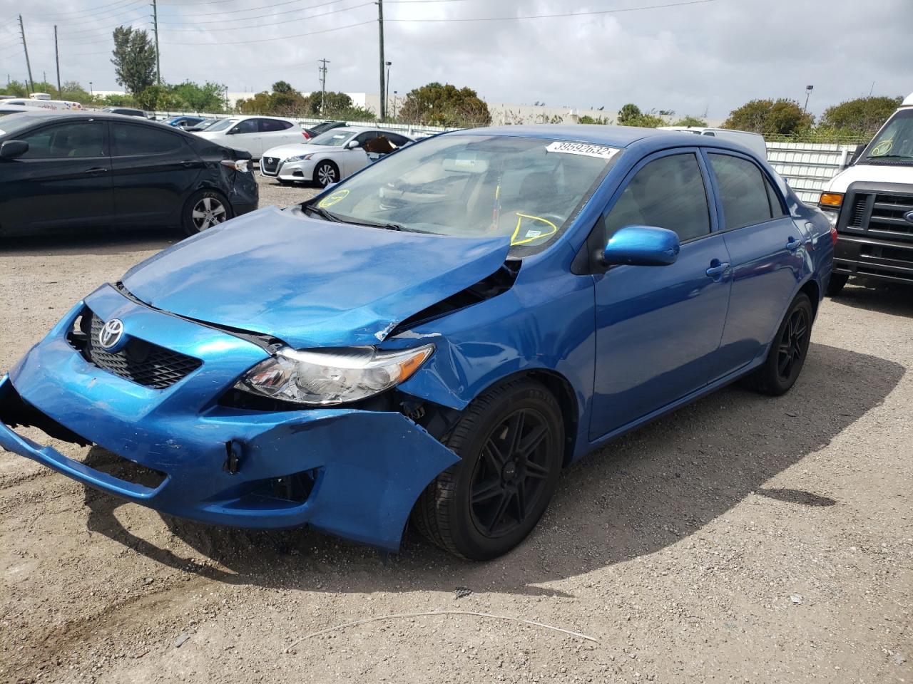 Photo 2 from auction – 2009 TOYOTA COROLLA BA with VIN JTDBL40E99J002940