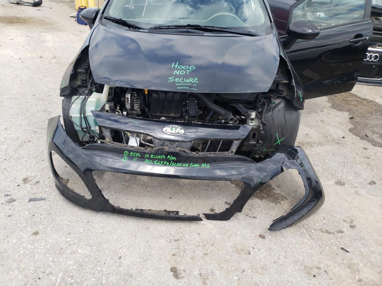 Photo 9 from auction – 2014 KIA RIO LX with VIN KNADM5A39E6351308