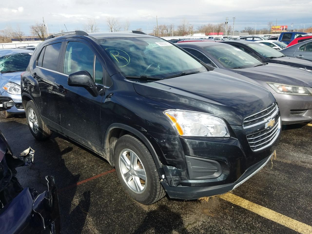 CHEVROLET TRAX 1LT 2015 with VIN KL7CJLSB4FB079144 - Photo from auction