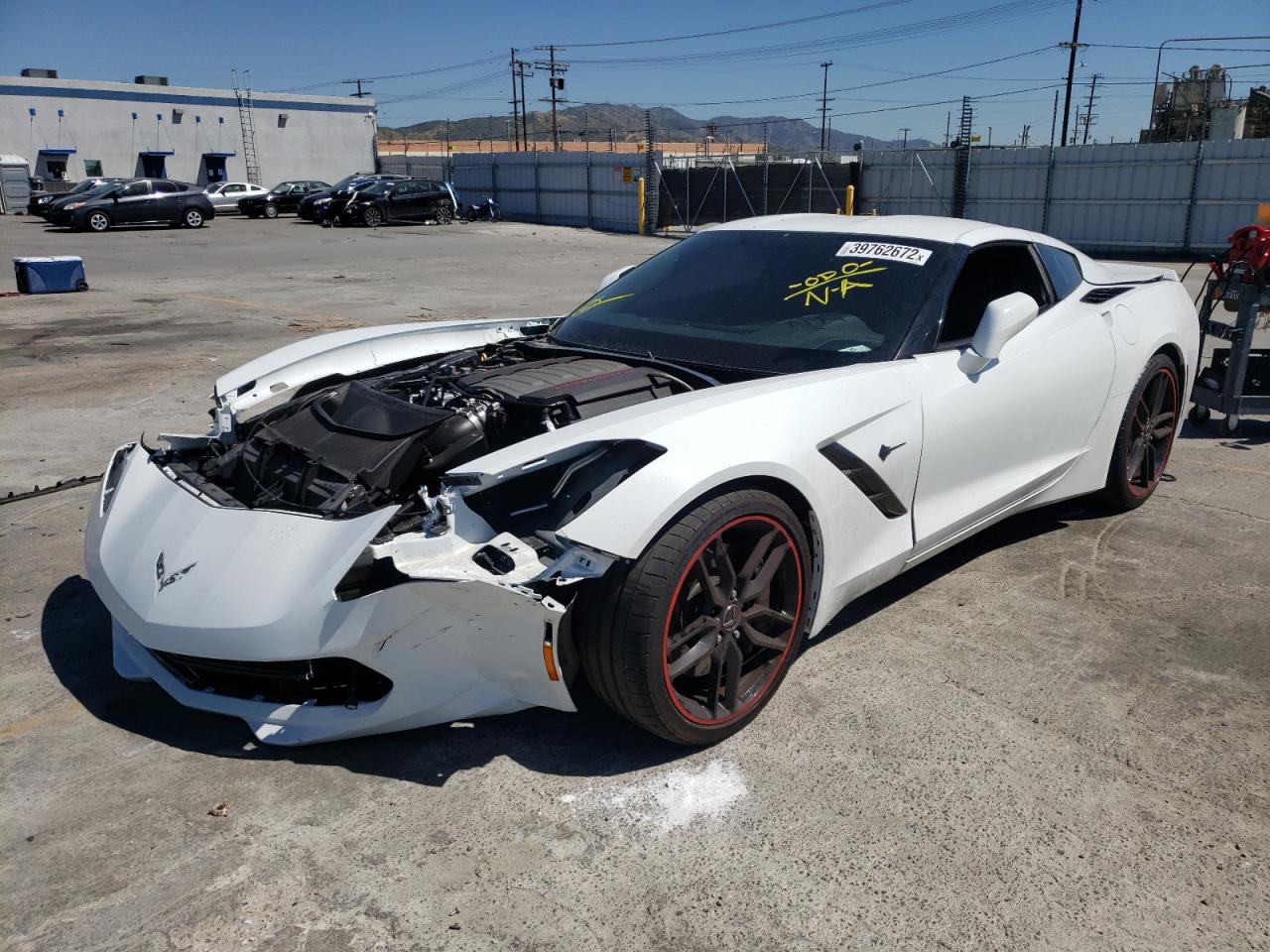 Photo 2 from auction – 2018 CHEVROLET CORVETTE S with VIN 1G1YH2D79J5102828