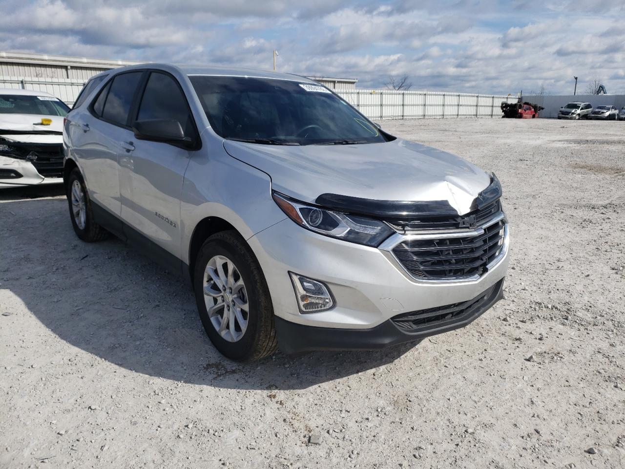 CHEVROLET EQUINOX LS 2021 with VIN 3GNAXHEV7MS160756 - Photo from auction