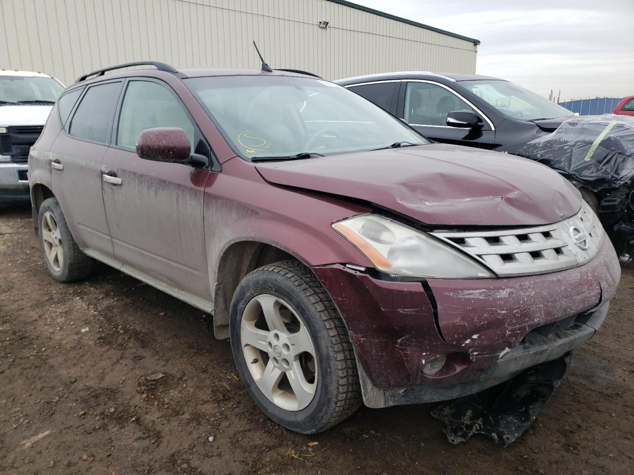NISSAN MURANO SL 2005 with VIN JN8AZ08W95W409481 - Photo from auction