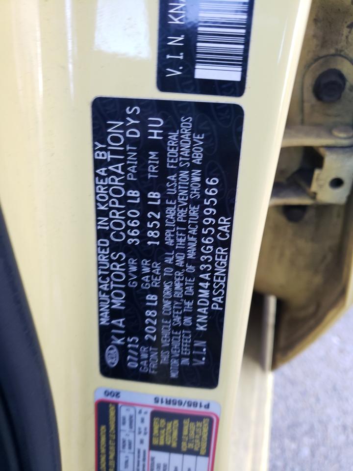 Photo 10 from auction – 2016 KIA RIO LX with VIN KNADM4A33G6599566