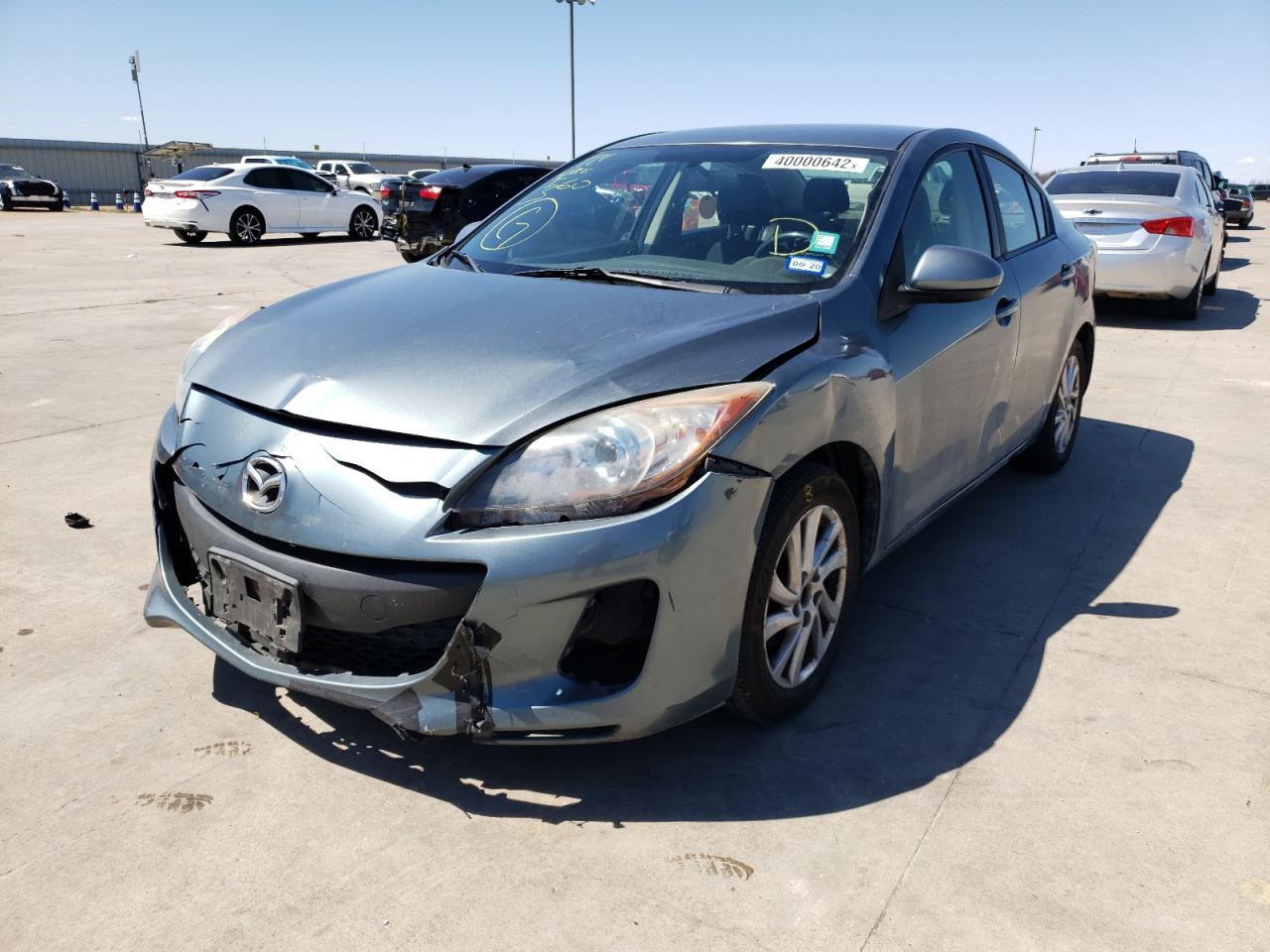 Photo 2 from auction – 2012 MAZDA 3 I with VIN JM1BL1V70C1676135
