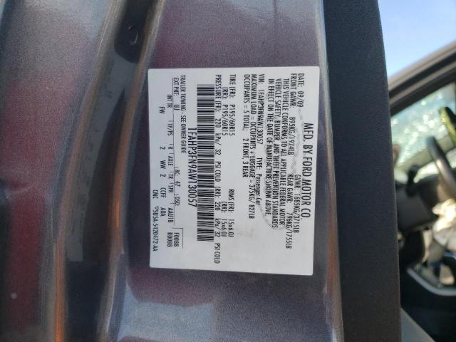 Photo 10 from auction – 2010 FORD FOCUS SE with VIN 1FAHP3FN9AW130057
