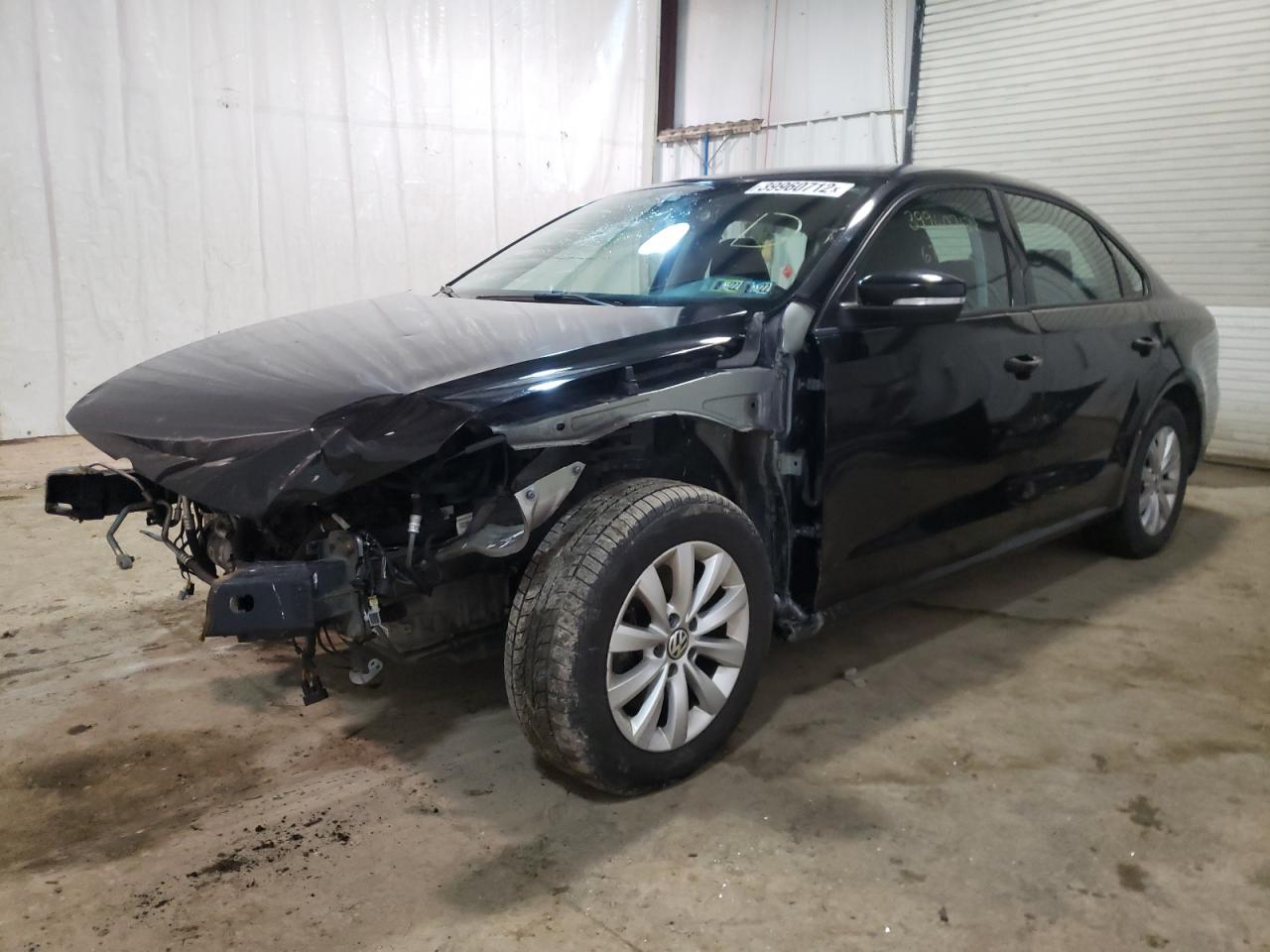 Photo 2 from auction – 2013 VOLKSWAGEN PASSAT S with VIN 1VWAP7A33DC090389
