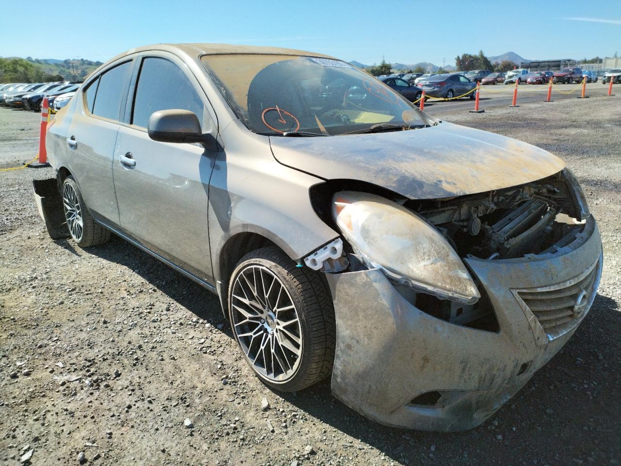 NISSAN VERSA S 2012 with VIN 3N1CN7AP7CL888601 - Photo from auction